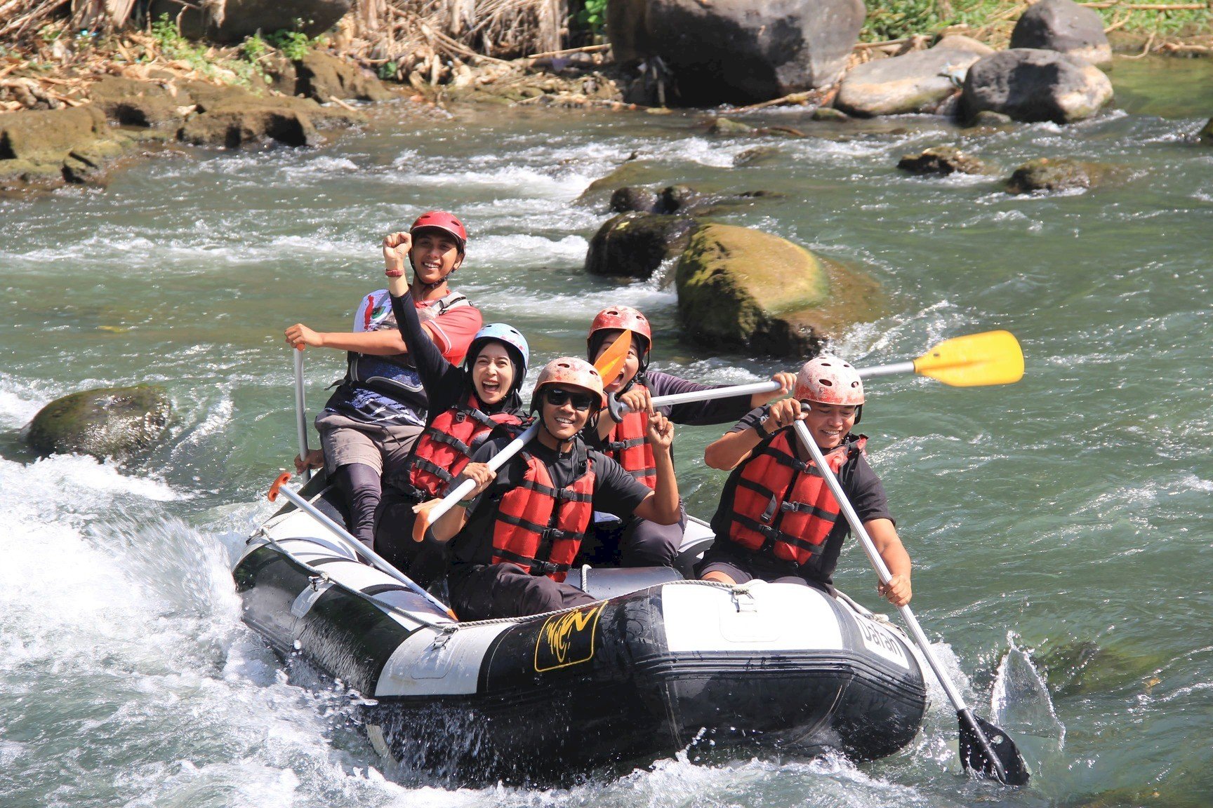 Rafting Sungai Progo Atas - Bos Muda Rafting